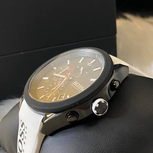 COPY - Hugo Boss Men’s Velocity Black Watch NEW - Picture 7 of 10